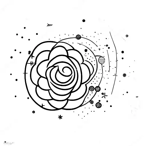 vi no seu olho um universo de coisas que eu desconheço tattoo design idea