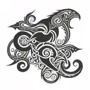 corvo tattoo design idea