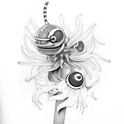 Kaneki , centipede, spider lilies  tattoo design idea