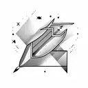 an arrow that keeps going forward and doesn't look back tattoo design idea