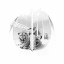 Always keep going forward tattoo design idea