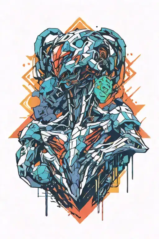 neon genesis Evangelion tattoo tattoo design idea