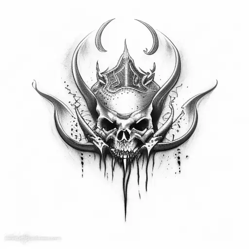 lilith diablo iv realistic tattoo design idea