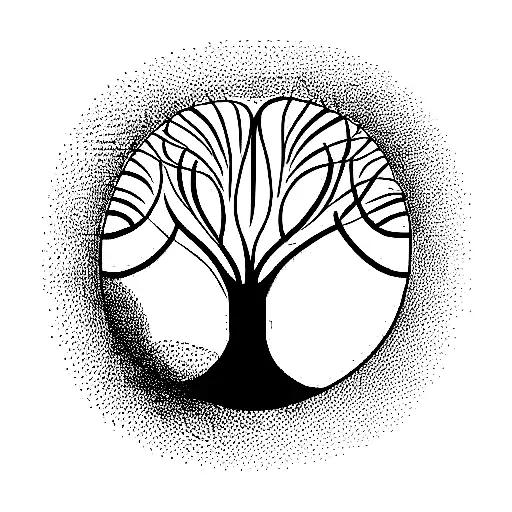kabbalah tree of life tattoo design idea