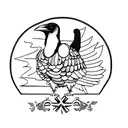 blacksmith anvil and raven tattoo design idea