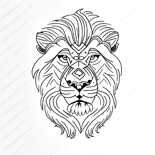 Showcase your dedication to your occupation as a senior manager by getting a tattoo of a powerful and confident lion wearing a suit, symbolizing leadership and strength. tattoo design idea