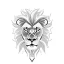 Showcase your dedication to your occupation as a senior manager by getting a tattoo of a powerful and confident lion wearing a suit, symbolizing leadership and strength. tattoo design idea