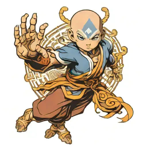 Avatar Aang tattoo design idea