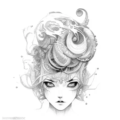 hair-stylist  tattoo design idea