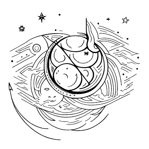 moon, three dieties, wicca, womenhod, minimalist, power tattoo design idea