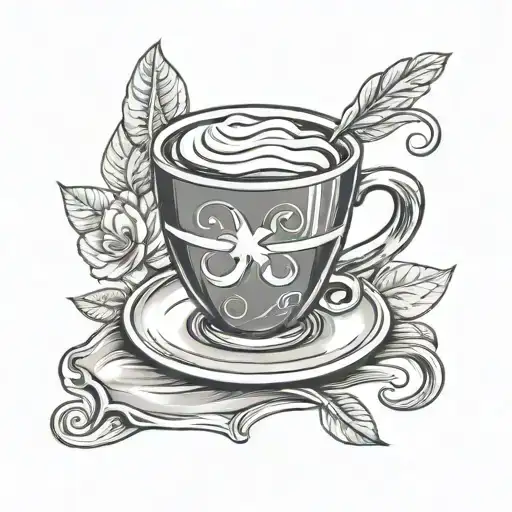 barista tattoo design idea