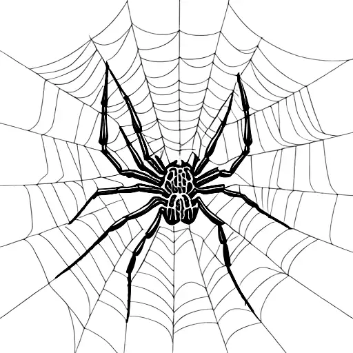 Spider tattoo design idea