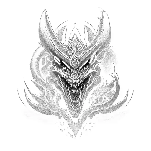 mythosaur tattoo design idea