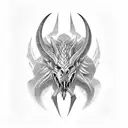 mythosaur tattoo design idea