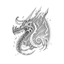 mythosaur tattoo design idea