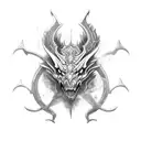 mythosaur tattoo design idea