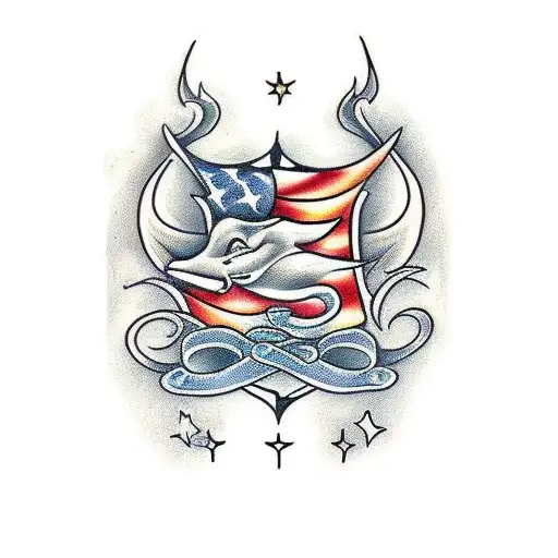 fire tattoo design idea