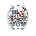 fire tattoo design idea