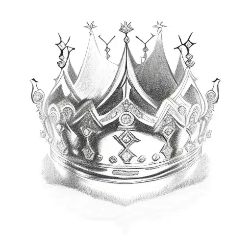 Queen's Crown tattoo design idea