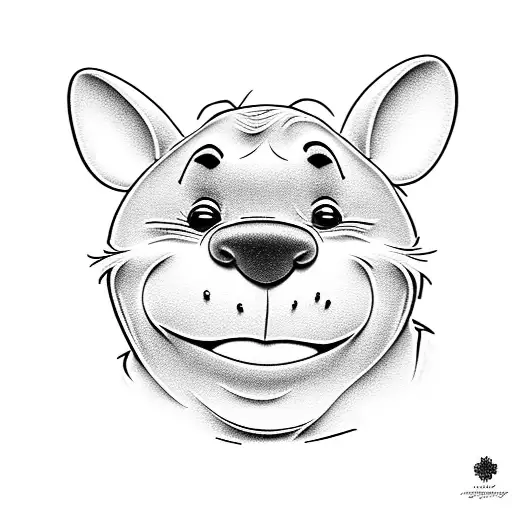 Winnie the Pooh  tattoo design idea