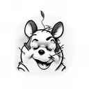 Winnie the Pooh  tattoo design idea