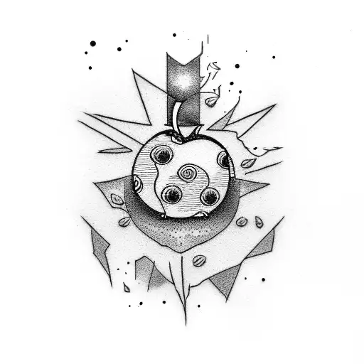 a cherry bomb tattoo design idea