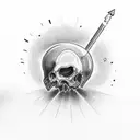 a cherry bomb tattoo design idea