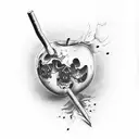 a cherry bomb tattoo design idea