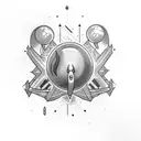 a cherry bomb tattoo design idea