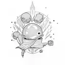 a cherry bomb tattoo design idea