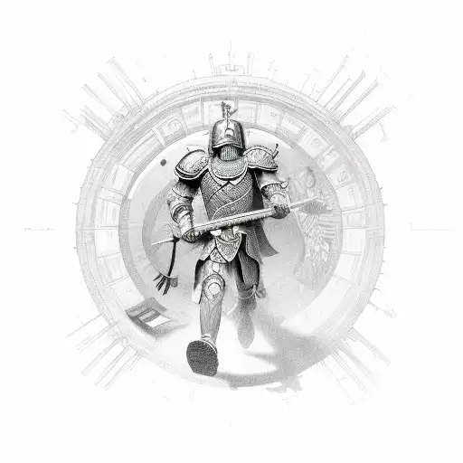 trojan tattoo design idea