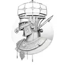 trojan tattoo design idea