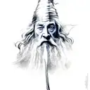 gandalf tattoo design idea