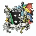 gay flag tattoo tattoo design idea