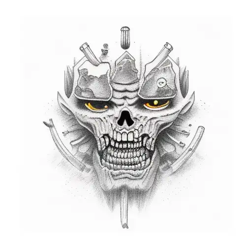 Guts berserk tattoo design idea