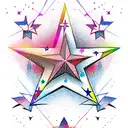Star tattoo design idea