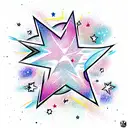 Star tattoo design idea