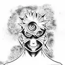 Obito Uchiha tattoo design idea