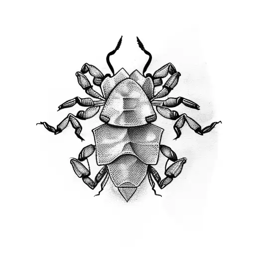 Scorpion pour la jambe, avec un côté style gta  tattoo design idea
