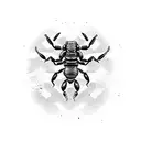 Scorpion pour la jambe, avec un côté style gta  tattoo design idea