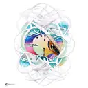 A guitar with nature-inspired elements intertwined in its strings tattoo design idea