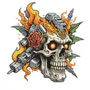 nuclear apocalypse tattoo design idea