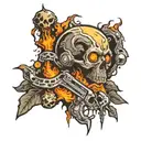 nuclear apocalypse tattoo design idea