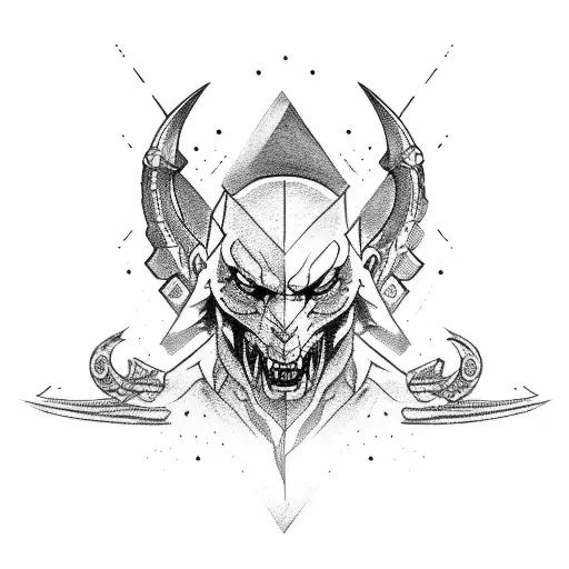 create a sketch for a forearm tattoo on the theme "The Witcher" tattoo design idea