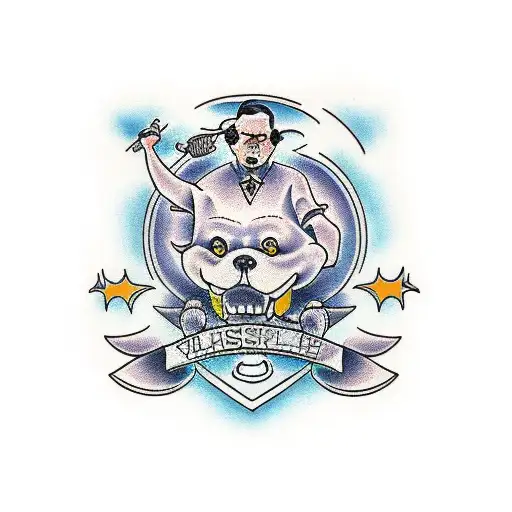 release daddy tattoo design idea