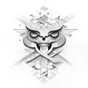 optical illusions, family, motivation to be better tattoo design idea