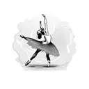 ballerina tattoo design idea