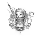 final fantasy vivi  tattoo design idea