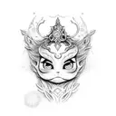 final fantasy vivi  tattoo design idea