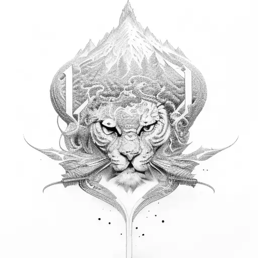 letter SAGAR tattoo design idea